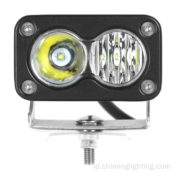 Mini 3 Inch Work Lights 9 W Square Round LED Lampu Pekerjaan Sepeda Motor Sorot Lampu Kerja LED Single untuk Sepeda Motor